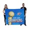NBA Oklahoma City Thunder 2025 Champs Banner Up Printed Wall Hanging